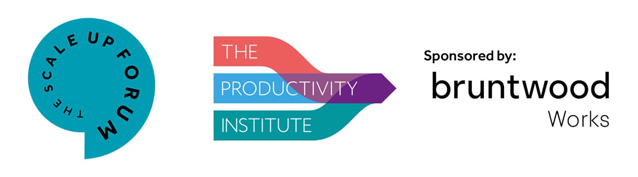 scale up productivity institute bruntwood works logos