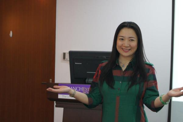 Sherry Fu at the China Centre Global MBA induction