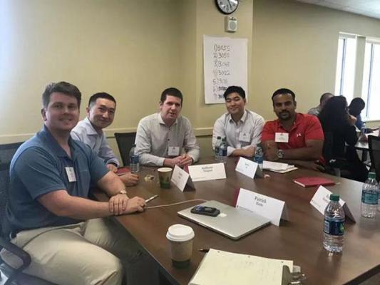 Students at the Kelley-Manchester Global MBA induction